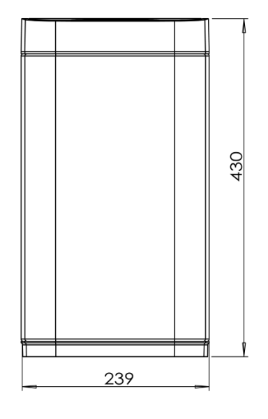 Мусорное ведро Java S-883-12W сенсорное, 12 л, цвет белый