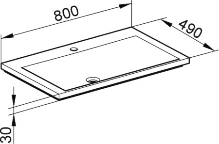 комплект мебели keuco royal reflex.2 39603 210100