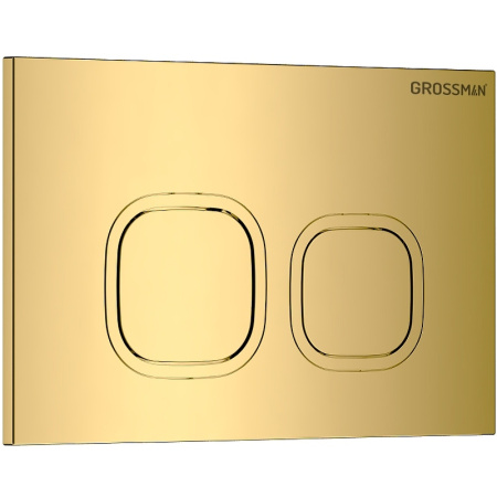 клавиша смыва grossman cosmo 700.k31.02.300.300 золото глянцевое