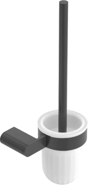 Ёршик для унитаза Cezares Stylus STYLUS-TBS-V-NOP настенный, черный матовый