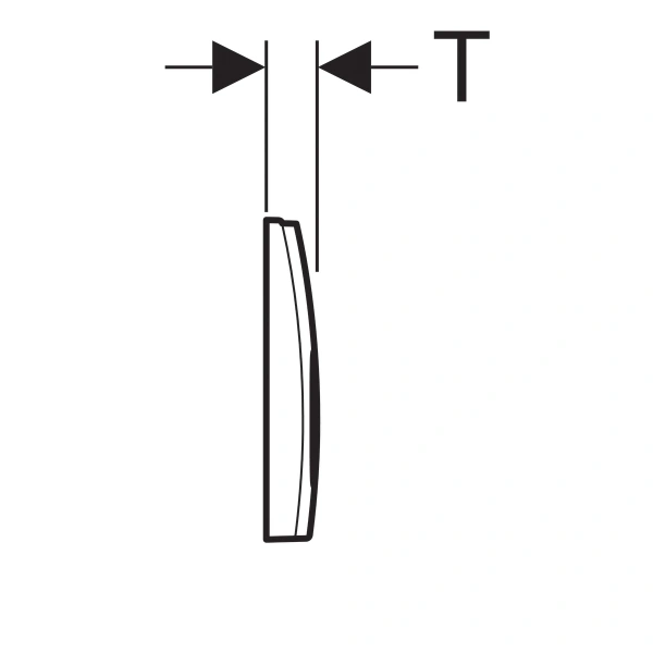 кнопка для инсталяции geberit delta 21 115.125.21.1 цвет хром