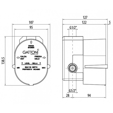 внутренняя часть gattoni gbox sc0560000