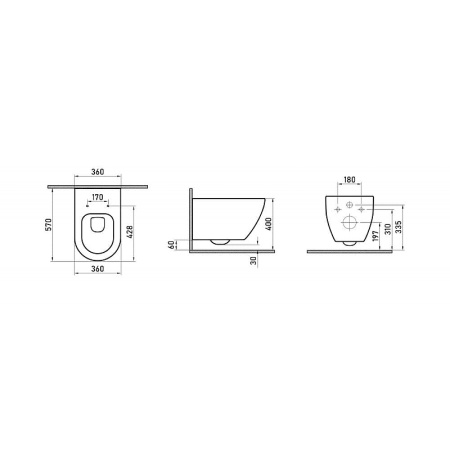 комплект унитаза с инсталляцией berges novum rimless 043216 с сиденьем микролифт и клавишей смыва хром глянец