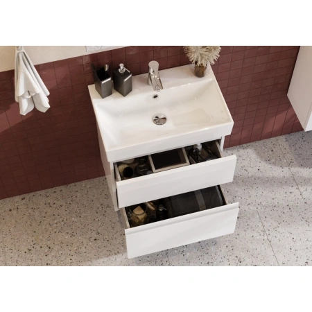 тумба белый матовый 56,4 см roca oleta a857639501