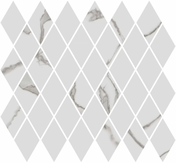 Kerama Marazzi T054/48022 Декор Монте Тиберио мозаичный белый глянцевый 37,5x35x1