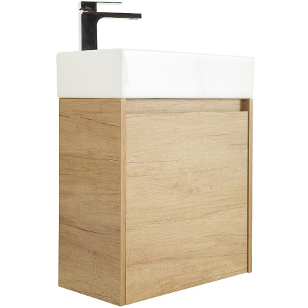 тумба под раковину belbagno kraft mini 50 l kraft mini-500/260-1a-so-rnn-l подвесная rovere nebrasca nature