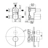 смеситель для ванны paffoni light lig019hgsp