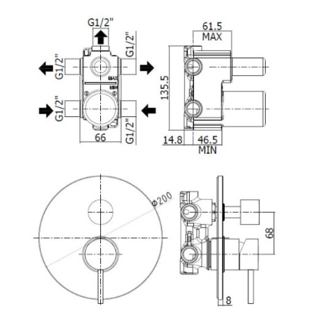 смеситель для ванны paffoni light lig019hgsp