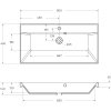 раковина belbagno 90 bb900/450-lv-art-ast-nero черная матовая