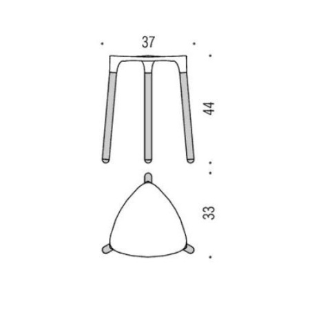 табурет для ванной комнаты colombo design black&white b9988.epn