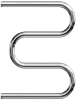 Полотенцесушитель Point М-образный PN37665 водяной, 60x50 см, хром