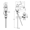 смеситель для раковины fima carlo frattini lamp f3301ra