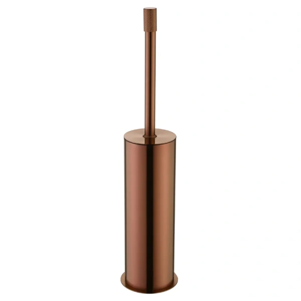 Ёршик для унитаза Boheme Uno 10979-CB напольный, медь матовая