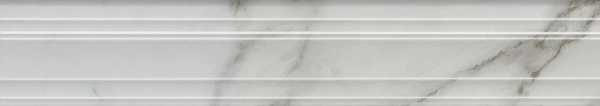 Kerama Marazzi BLF025R Бордюр Багет Монте Тиберио бежевый светлый глянцевый обрезной 40x7,3x2,7