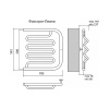 полотенцесушитель водяной terminus фокстрот лиана 500*700 4620768880995