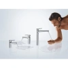 смеситель для раковины 80 с донным клапаном hansgrohe talis e 71700000