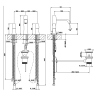 смеситель gessi mimi 31401#031 для раковины