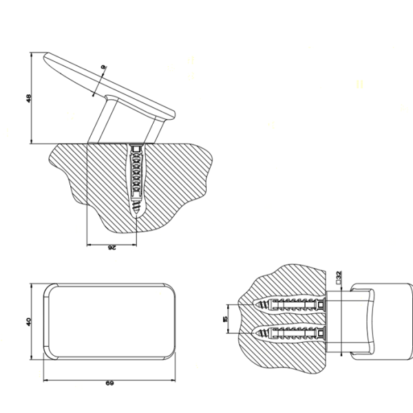 Крючок Gessi iSpa 41721#031