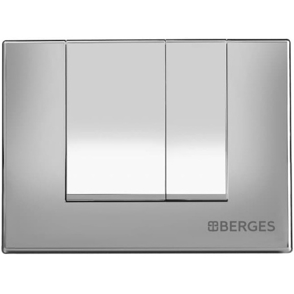 комплект унитаза с инсталляцией berges novum rimless 043247 с сиденьем микролифт и клавишей смыва хром глянец