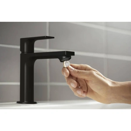 смеситель для раковины без донного клапана coolstart hansgrohe rebris e 72560670