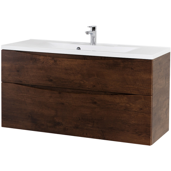 тумба под раковину belbagno marino-h60 110 marino-h60-1100-2c-so-rw-p подвесная rovere moro