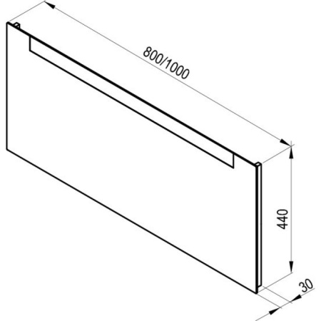 Зеркало Ravak Clear 100 X000000766