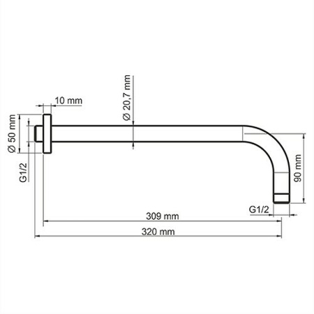 душевая система wasserkraft isar a12314 цвет бронза темная