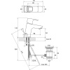 смеситель для умывальника с донным клапаном ravak 10° td 011.00
