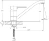 смеситель для кухни agger punctual a1600000