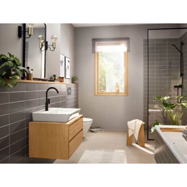 смеситель для раковины с донным клапаном hansgrohe rebris e 72576670