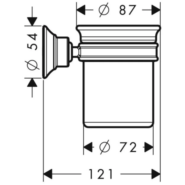 Стакан Axor Montreux 42134300