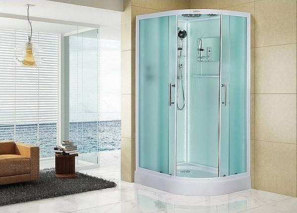 душевая кабина esbano es-l115cr 115x85 l eskl115crl без гидромассажа