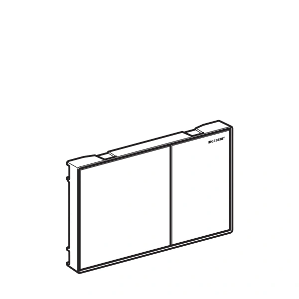 кнопка для инсталяции geberit sigma 60 115.640.sj.1 черное стекло