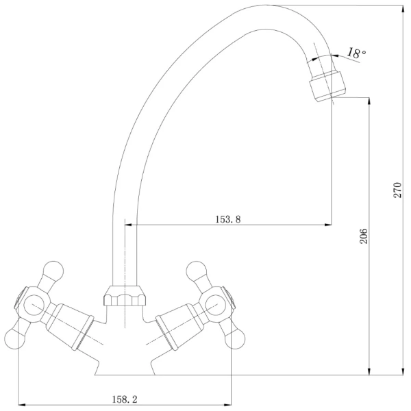 смеситель для кухни lemark soul lm6040c хром