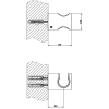 держатель для душевой лейки gessi gessi316 54157#707 неподвижный, цвет шлифованное black metal pvd