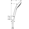 душевой набор hansgrohe croma select s 110 3jet vario 26411400