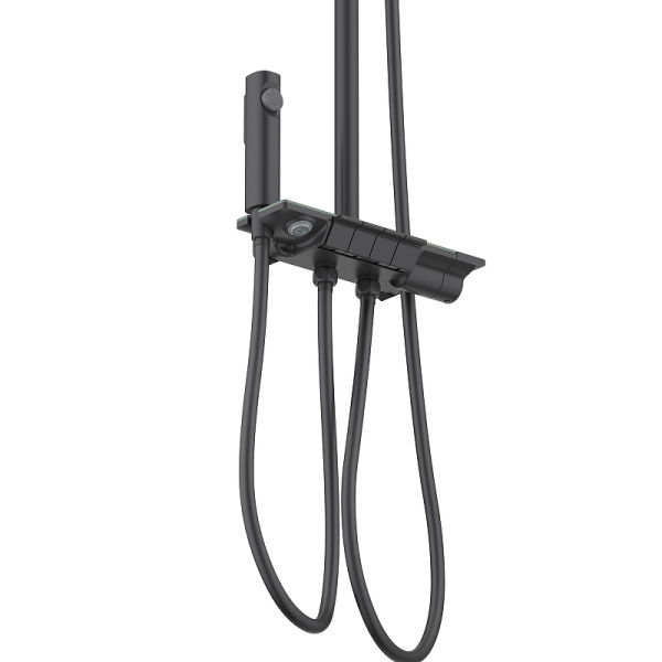 душевая система aquatek поларис aq3040bgm цвет оружейная сталь