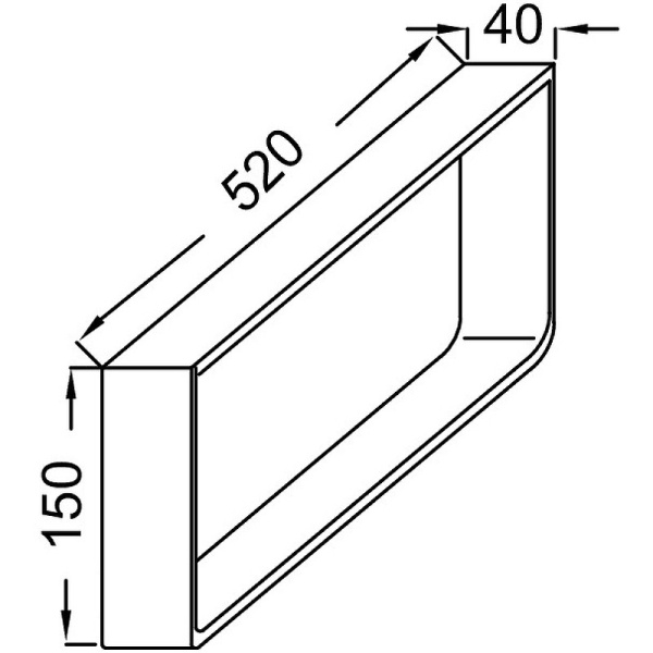 Полотенцедержатель Jacob Delafon Parallel 52 EB507-BME хром