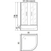 душевой уголок river don 80×80 мт 10000000698 без поддона