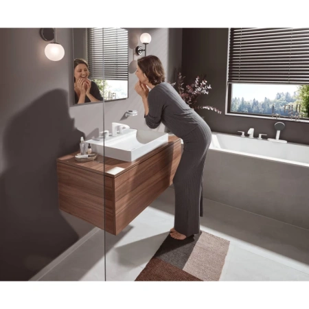 смеситель для раковины с донным клапаном hansgrohe vivenis 75033700