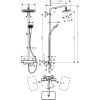 душевая система hansgrohe croma e showerpipe 280 1jet ecosmart 27660000