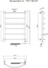 полотенцесушитель электрический тругор приоритет эл тэн 1 80x50