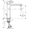 смеситель для раковины с донным клапаном hansgrohe vernis shape 71562670