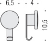 крючок colombo design nordic eb27