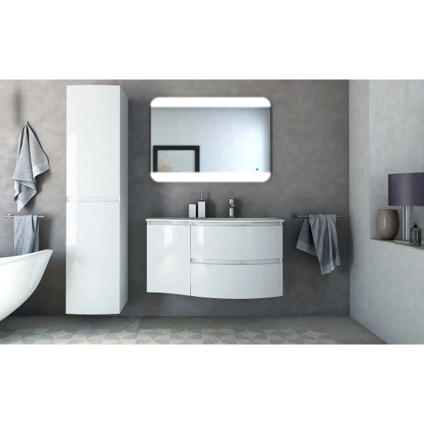 подвесной шкаф cezares vague 34 l 44228 bianco lucido