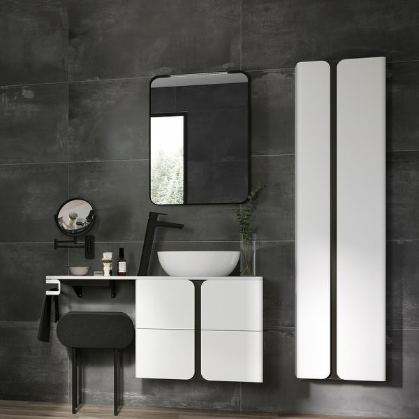 консоль для столешницы ravak balance/comfort x000001375 серая