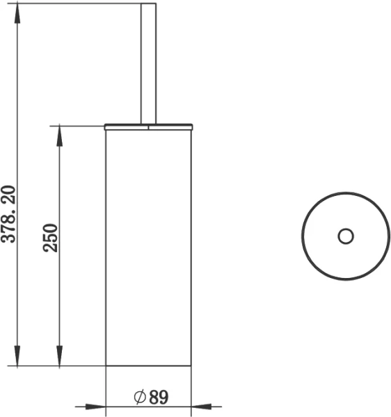 Ёршик для унитаза Whitecross Ergo ER2274CR напольный, хром