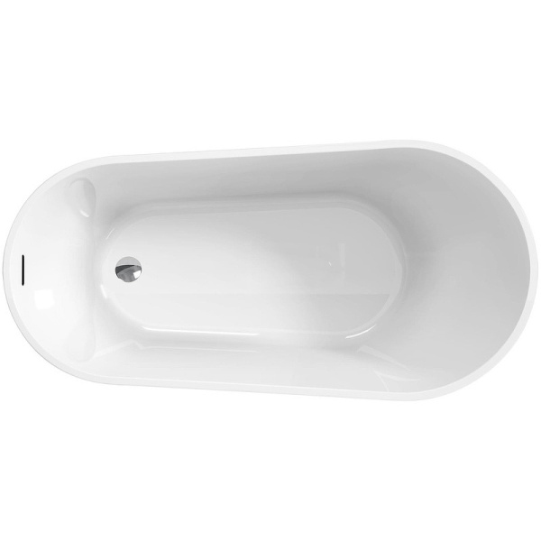 ванна акриловая отдельностоящая belbagno bb704-1700-800-k