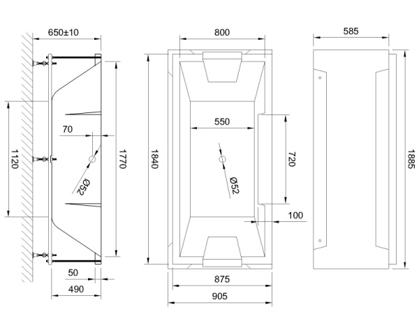 акриловая ванна royal bath triumph comfort 185х87 rb665102co с гидромассажем