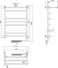 полотенцесушитель электрический тругор браво эл тэн 3 п 80x40